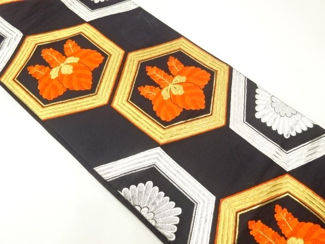 Japanese Kimono / Antique / Fukuro Obi Silk